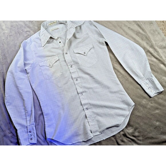 Sheplers Single Needle Tailoring Western Pearl Snap Shirt Plaid - Picture 2 of 11